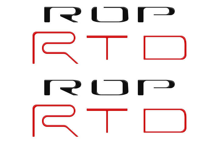 Bed Side Letter Inserts Fits 2022-2023 Toyota Tacoma TRD Pro