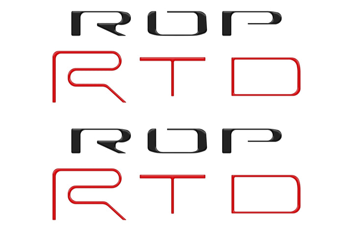 Bed Side Letter Inserts Fits 2022-2023 Toyota Tacoma TRD Pro