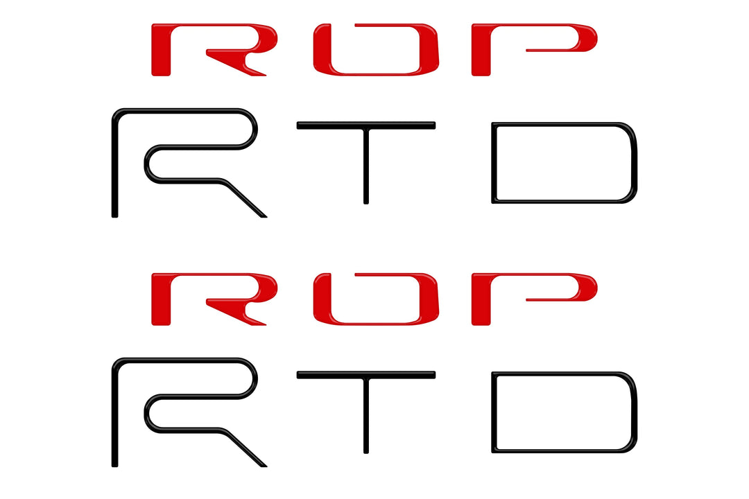 Bed Side Letter Inserts Fits 2022-2023 Toyota Tacoma TRD Pro