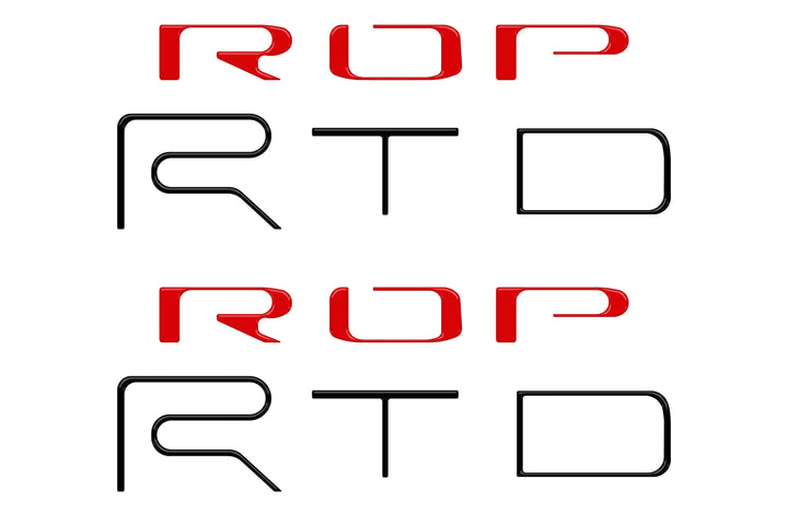 Bed Side Letter Inserts Fits 2022-2023 Toyota Tacoma TRD Pro