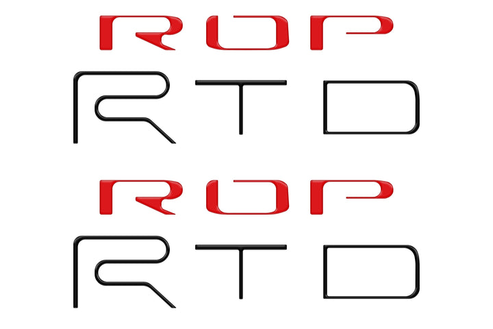 Bed Side Letter Inserts Fits 2022-2023 Toyota Tacoma TRD Pro