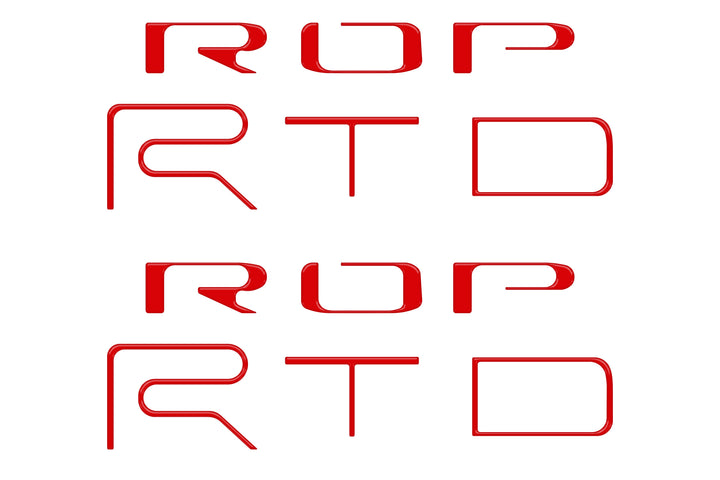 Bed Side Letter Inserts Fits 2022-2023 Toyota Tacoma TRD Pro