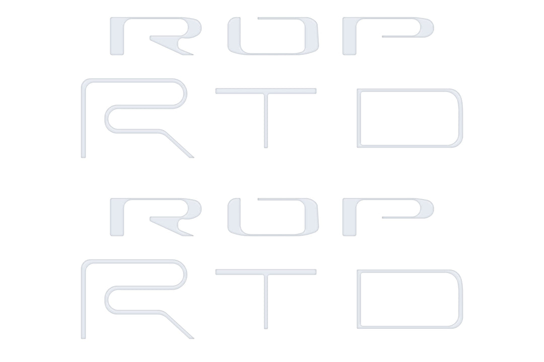 Bed Side Letter Inserts Fits 2022-2023 Toyota Tacoma TRD Pro