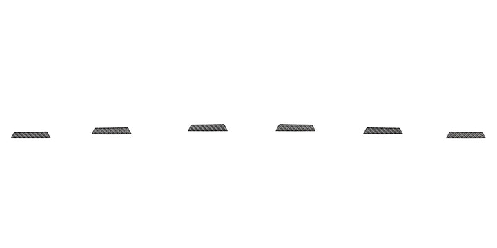 Front Bumper Lower Lines Accent Trim Fits 2024-2025 Toyota Tacoma