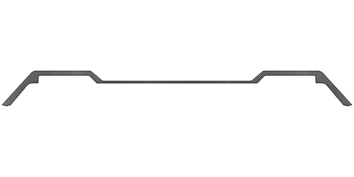 Front Bumper Upper Line Accent Trim Fits 2024-2024 Toyota Tacoma