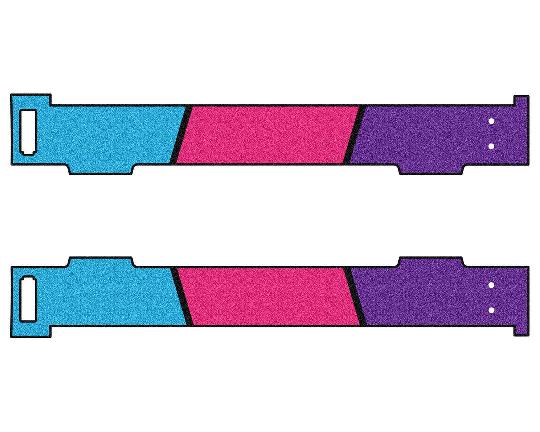 Inner Bedside Liner Overlays Fits 2016-2023 Toyota Tacoma w/5ft Bed