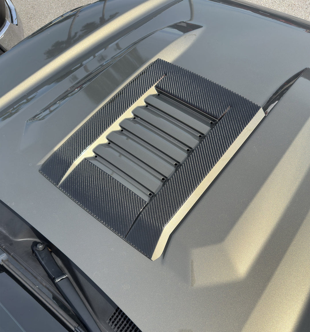 TRD Hood Scoop Accent Overlays Fits 2024-2026 Toyota Tacoma &amp; 2025-2026 Toyota 4Runner