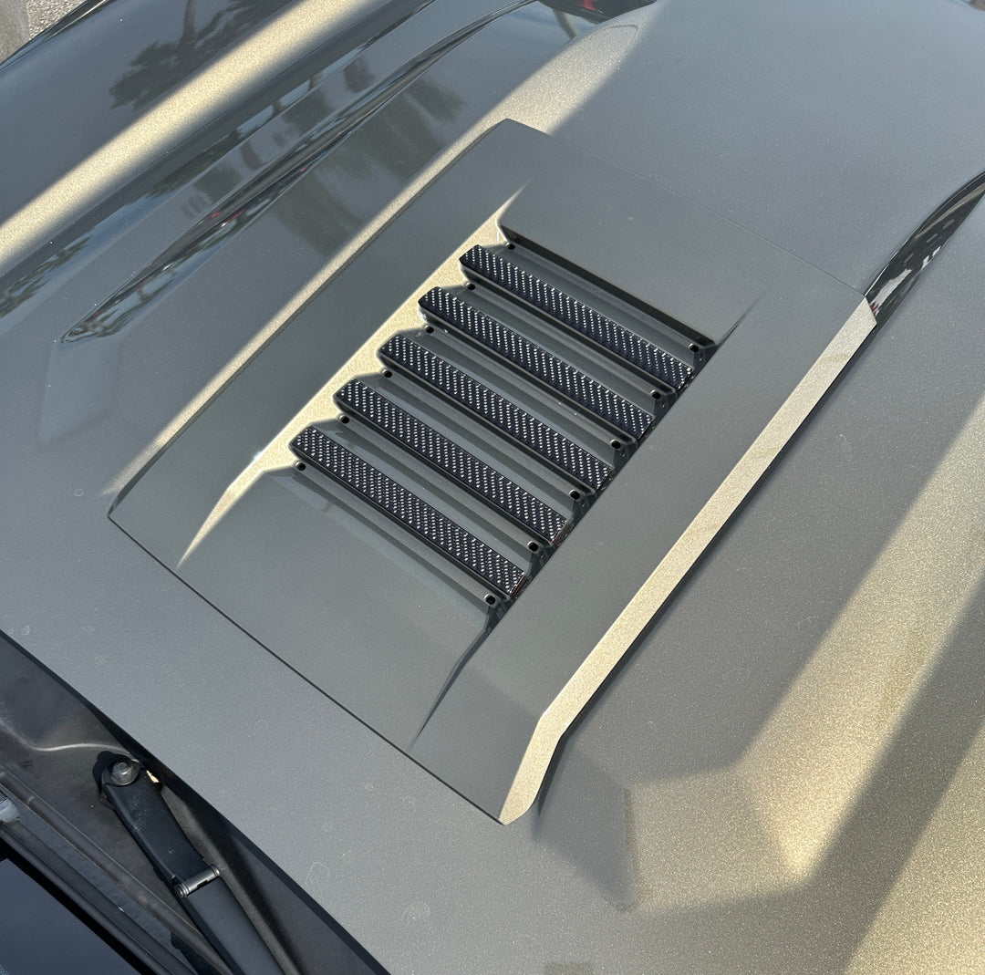 TRD Hood Scoop Accent Overlays Fits 2024-2026 Toyota Tacoma &amp; 2025-2026 Toyota 4Runner