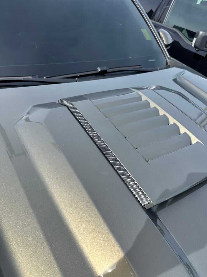 TRD Hood Scoop Accent Overlays Fits 2024-2026 Toyota Tacoma &amp; 2025-2026 Toyota 4Runner