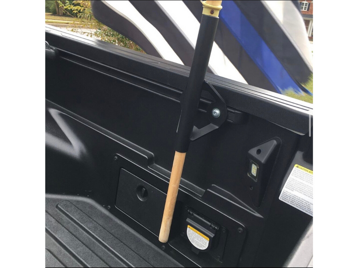 BED RAIL FLAG POLE MOUNT For Toyota Tacoma &amp; Tundra