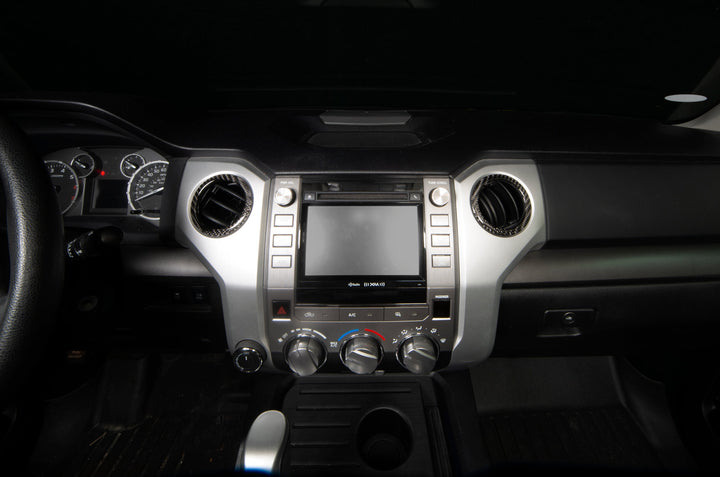 A/C Vent Rings(Covers Chrome) Fits 2014-2021 Toyota Tundra