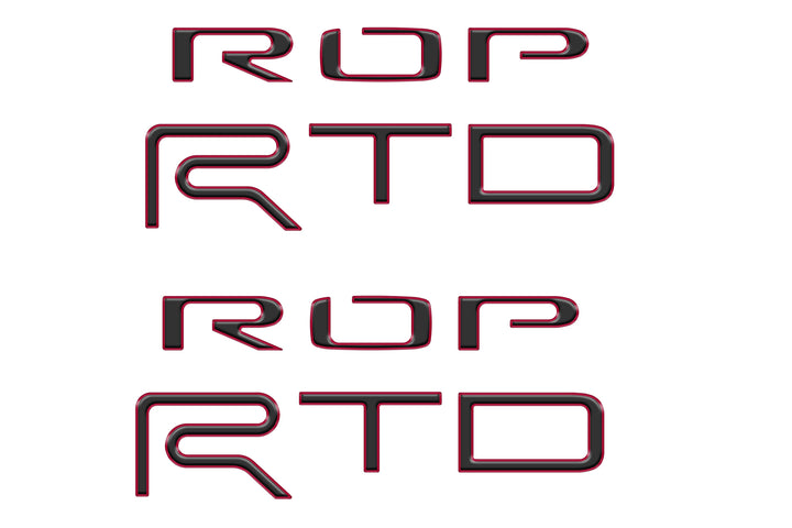 Bed Side Letter Inserts Fits 2015-2021 Toyota Tundra TRD Pro
