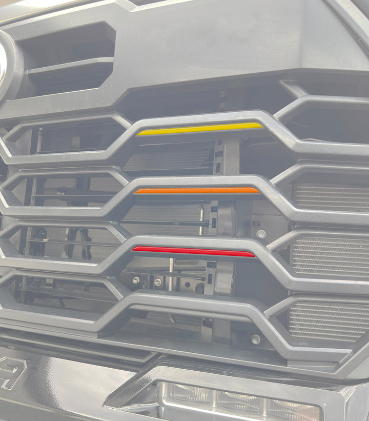 TRD Grille TRI-Color Line Inserts Fits 2022-2025 Toyota Tundra & 2023-2025 Toyota Sequoia