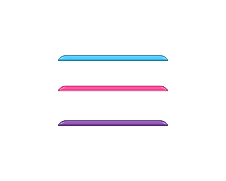 TRD Grille TRI-Color Line Inserts Fits 2022-2025 Toyota Tundra & 2023-2025 Toyota Sequoia