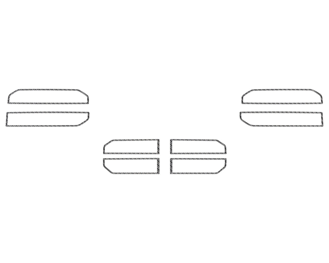 A/C Vent Accent Trim Fits 2022-2025 Toyota Tundra & 2023-2025 Toyota Sequoia