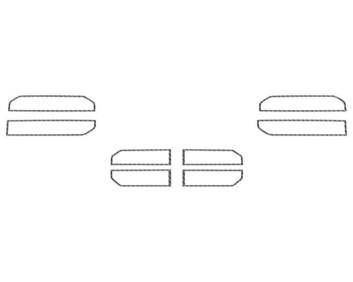 A/C Vent Accent Trim Fits 2022-2025 Toyota Tundra & 2023-2025 Toyota Sequoia