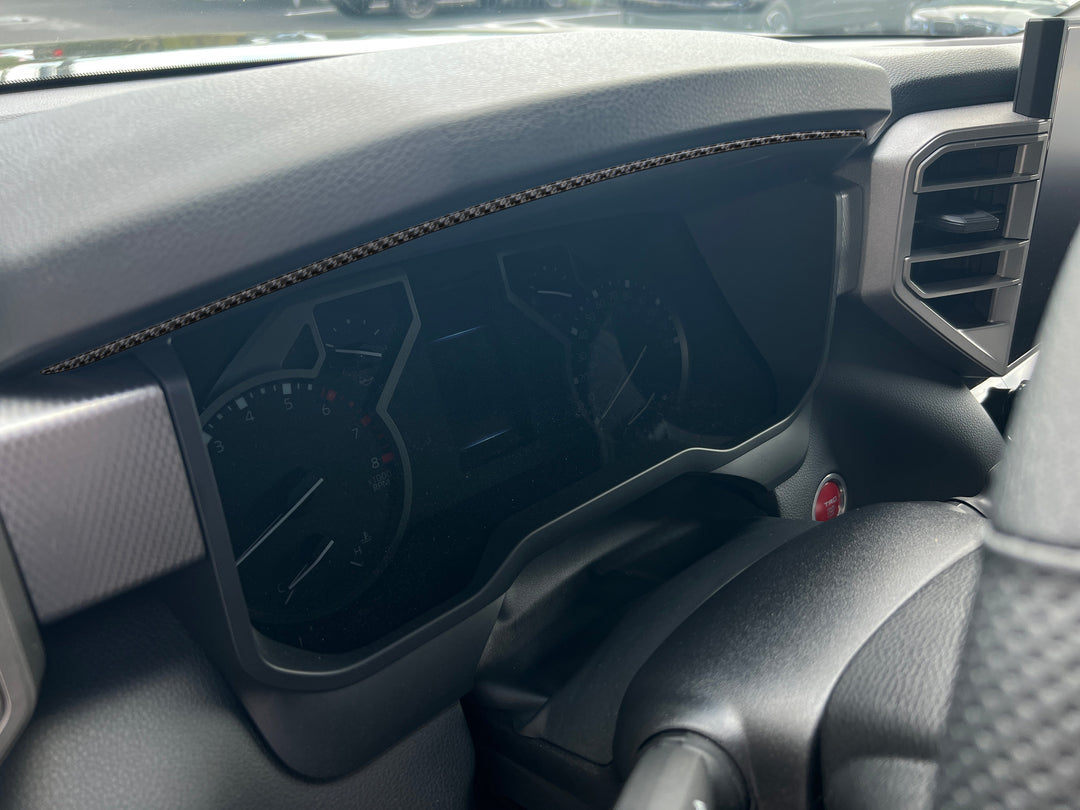 Upper Instrument Gauge Cluster Accent Trim Fits 2022-2025 Toyota Tundra & 2023-2025 Toyota Sequoia