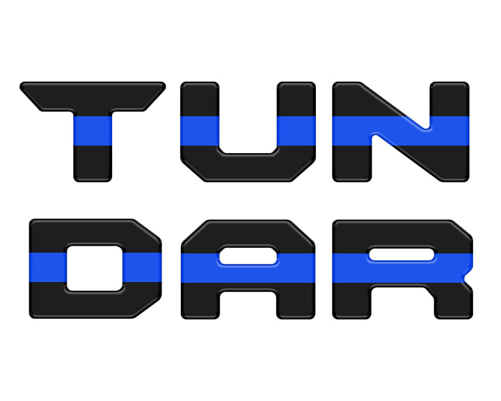 Bed Rail Tailgate Letter Overlays Fits 2022-2025 Toyota Tundra