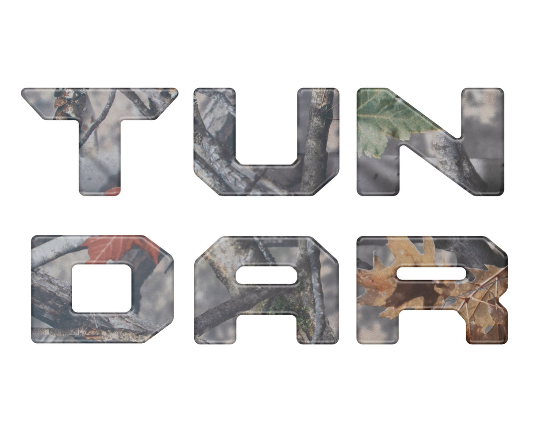 Bed Rail Tailgate Letter Overlays Fits 2022-2025 Toyota Tundra