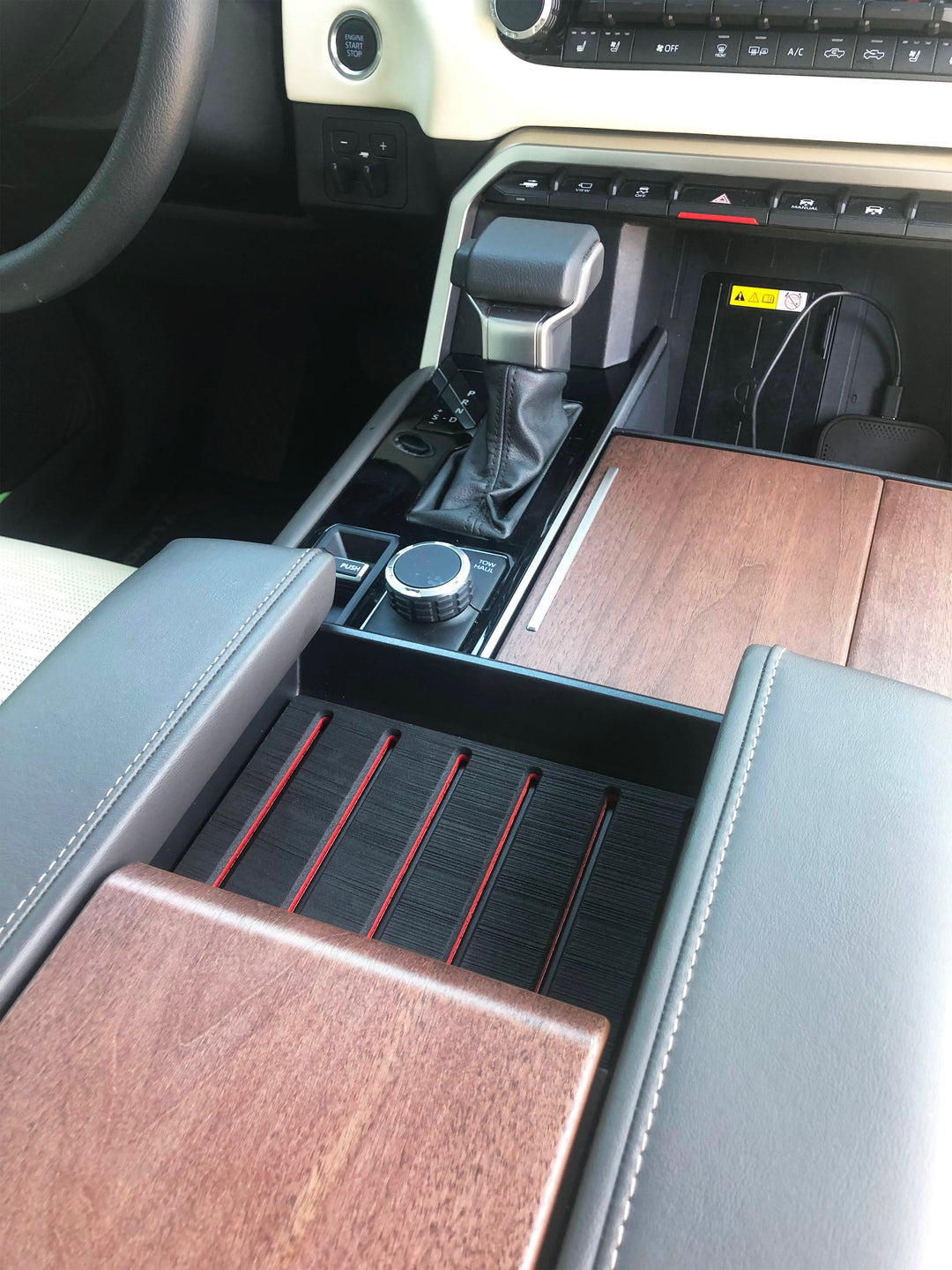 Center Console Foam Inserts Fits 2022-2025 Toyota Tundra & 2023-2025 Toyota Sequoia