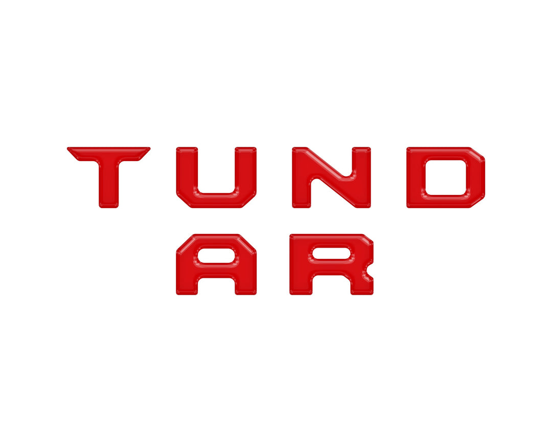 3RD Brakelight Letter Inserts Fits 2022-2025 Toyota Tundra