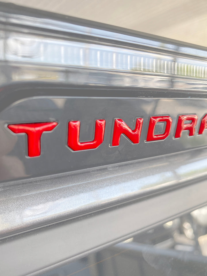 3RD Brakelight Letter Inserts Fits 2022-2025 Toyota Tundra