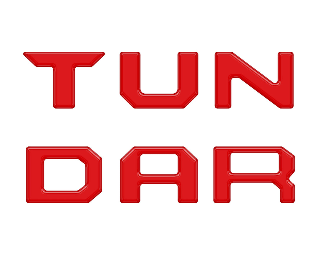 Glove Box Letter Inserts Fits 2022-2025 Toyota Tundra