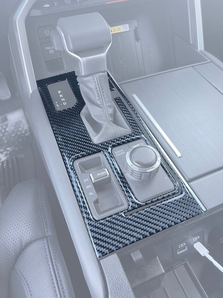 Center Console Overlay Fits 2022-2025 Toyota Tundra & 2023-2025 Toyota Sequoia