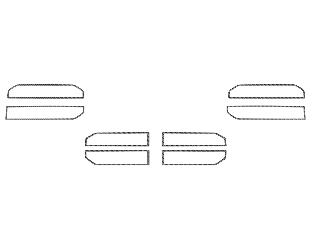 A/C Vent Accent Trim Fits 2022-2025 Toyota Tundra & 2023-2025 Toyota Sequoia