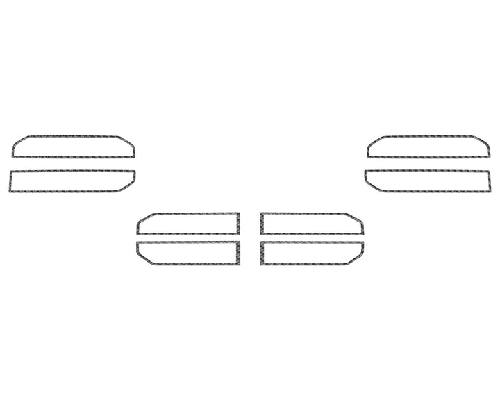 A/C Vent Accent Trim Fits 2022-2025 Toyota Tundra & 2023-2025 Toyota Sequoia