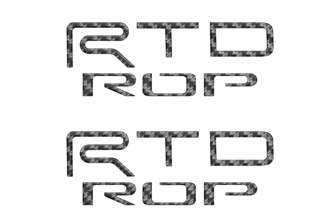 Hood Louver Letter Overlays Fits 2022-2025 Toyota Tundra TRD Pro