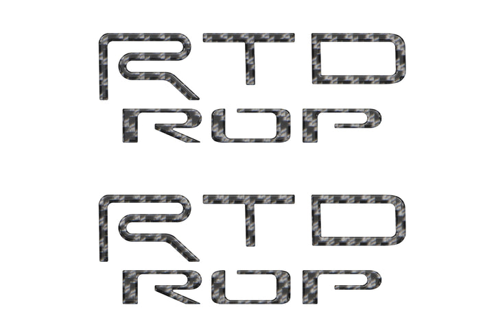 Hood Louver Letter Overlays Fits 2022-2025 Toyota Tundra TRD Pro