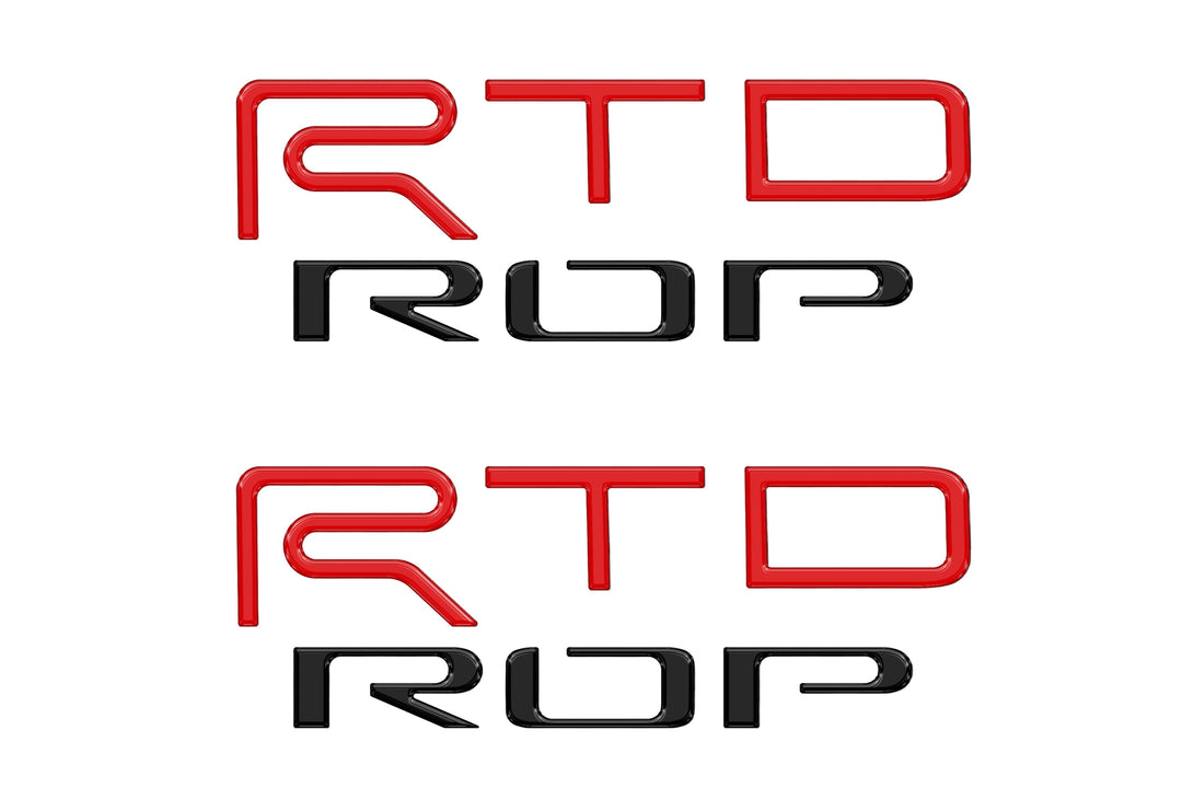 Hood Louver Letter Overlays Fits 2022-2025 Toyota Tundra TRD Pro