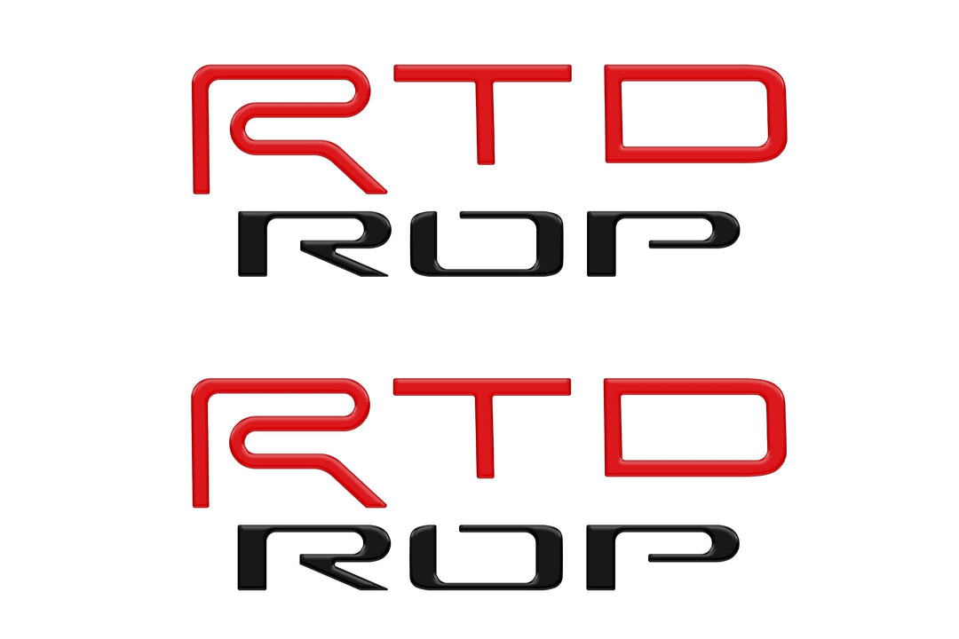 Hood Louver Letter Overlays Fits 2022-2025 Toyota Tundra TRD Pro