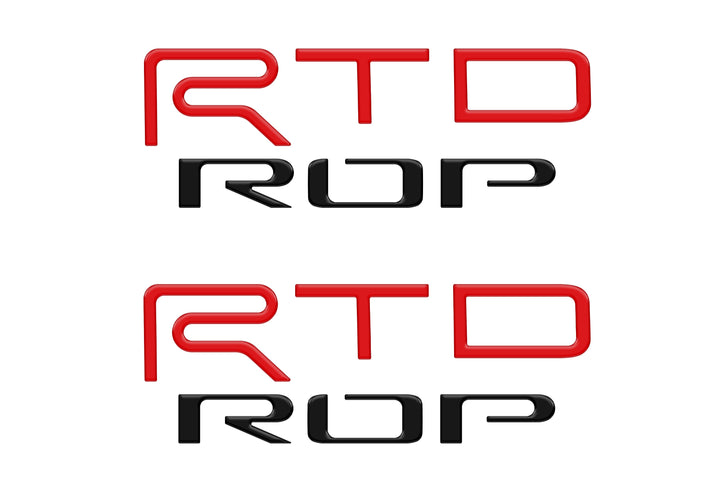 Hood Louver Letter Overlays Fits 2022-2025 Toyota Tundra TRD Pro