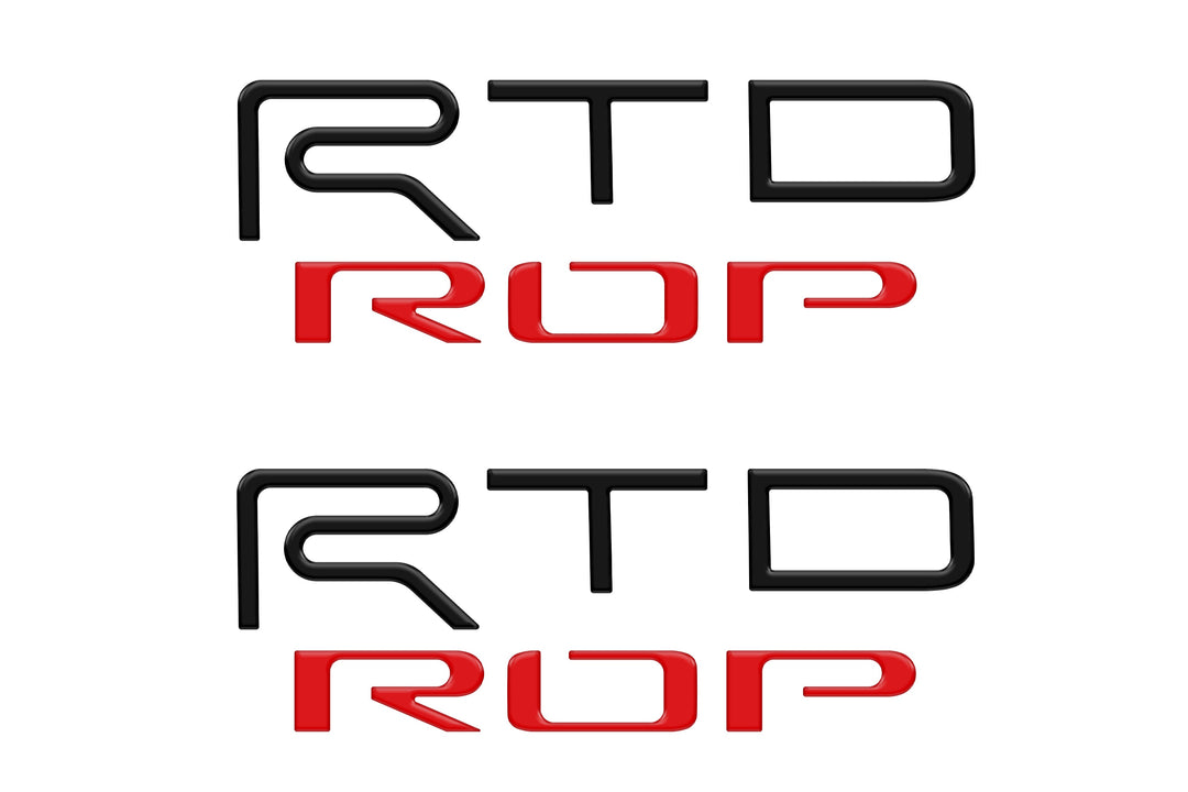 Hood Louver Letter Overlays Fits 2022-2025 Toyota Tundra TRD Pro