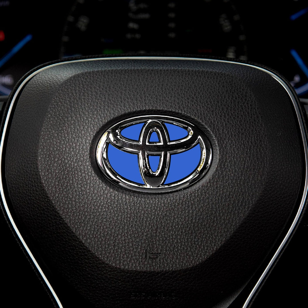 Custom Color Steering Wheel Decal for Toyota Models 2007-2024