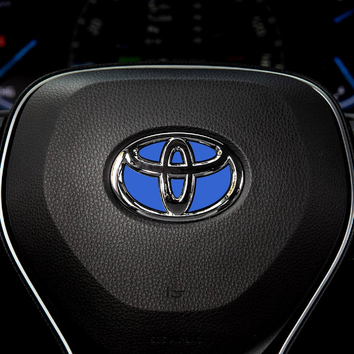 Custom Color Steering Wheel Decal for Toyota Models 2007-2024