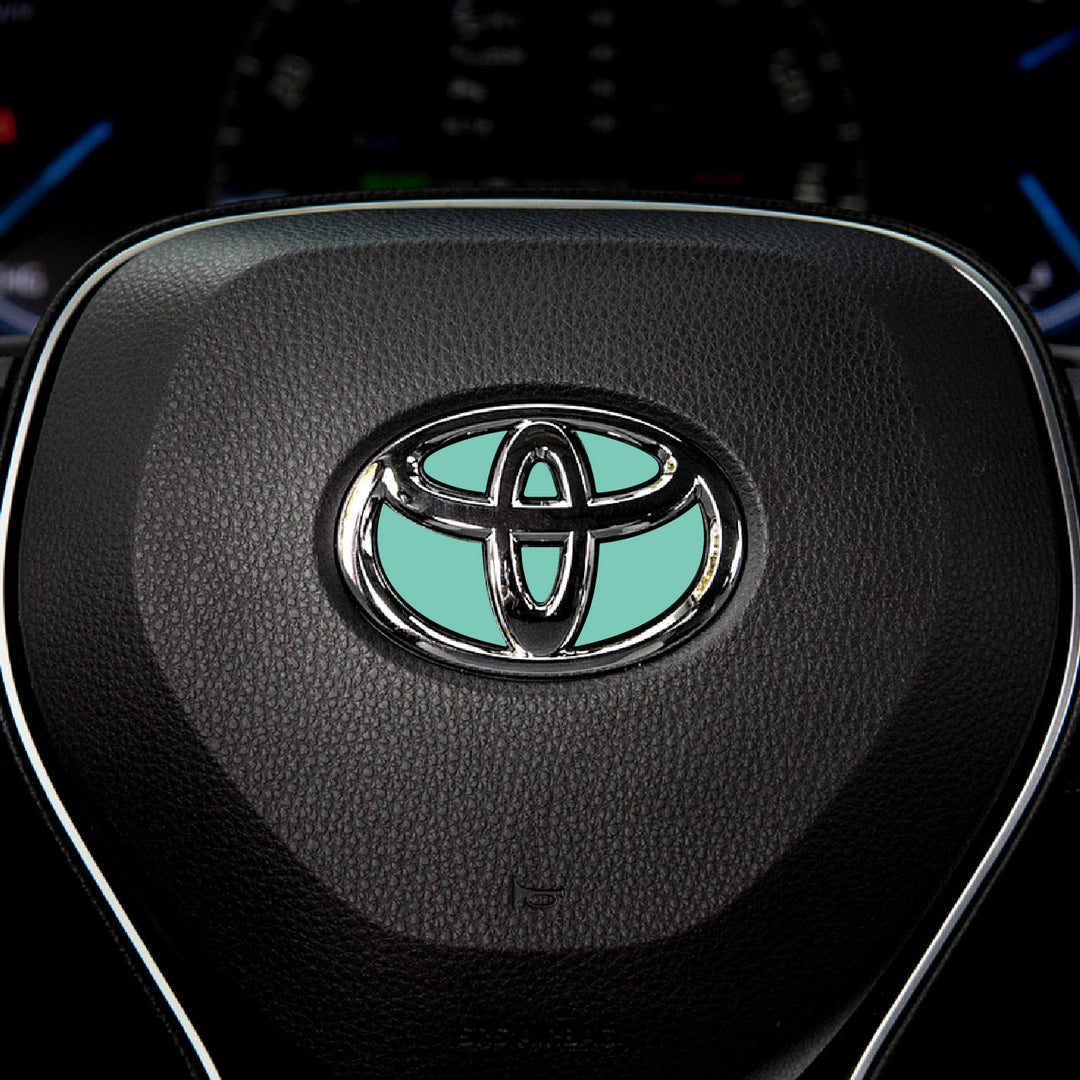 Custom Color Steering Wheel Decal for Toyota Models 2007-2024