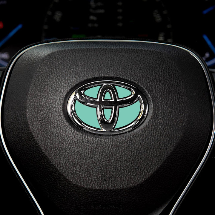 Custom Color Steering Wheel Decal for Toyota Models 2007-2024