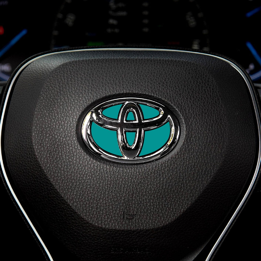 Custom Color Steering Wheel Decal for Toyota Models 2007-2024