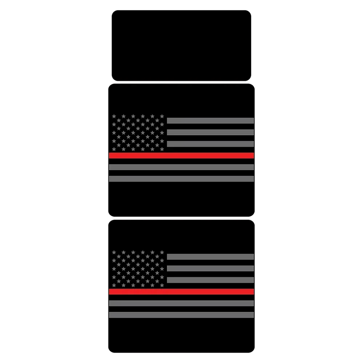 Flag Sun Visor Warning Overlays - 2021+ Bronco / 2024+ Ranger Raptor