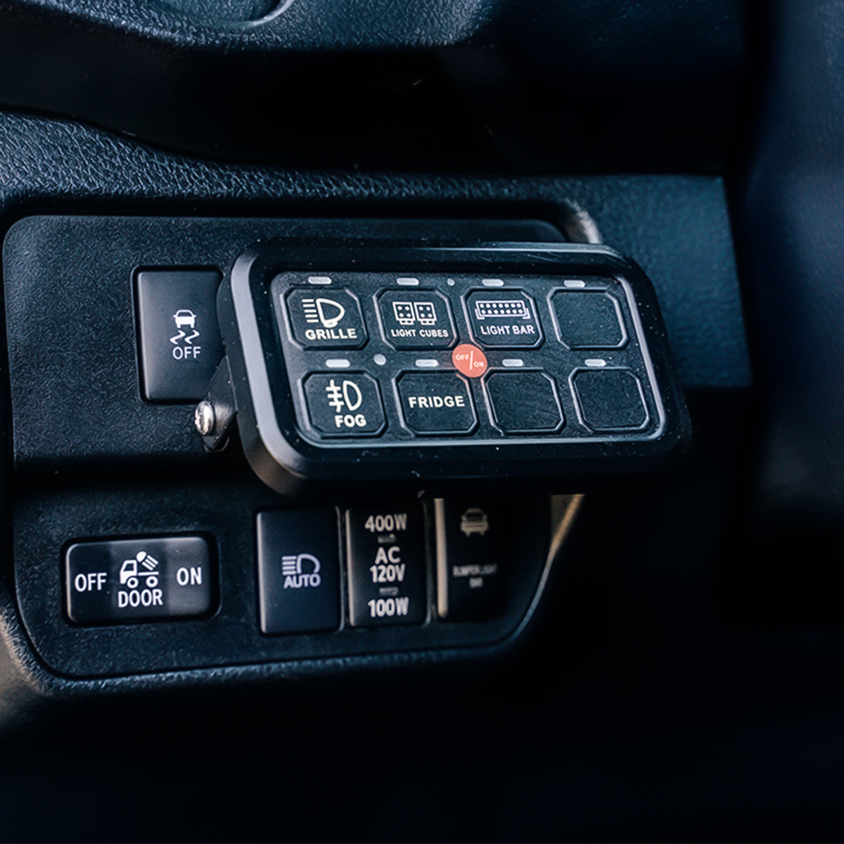 Vehicle Accessory 8 Switch Control System (Blue Backlighting) – Venture ...