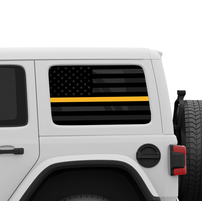 Flag Window Graphic for Wrangler | Set of 2