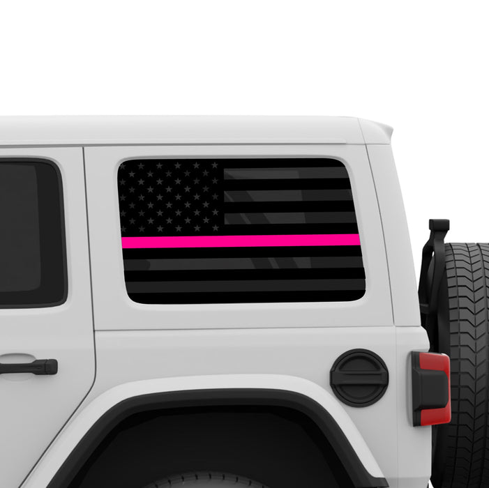 Flag Window Graphic for Wrangler | Set of 2