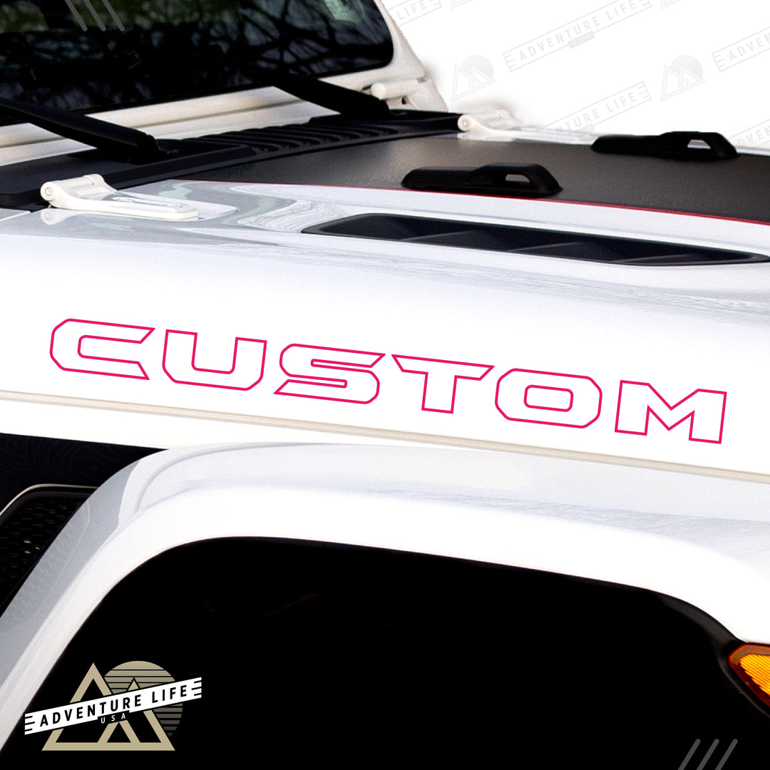 Hood Lettering | Set of 2