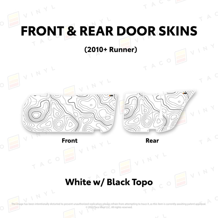 2010-24 4Runner Door Skins (Lower Section)