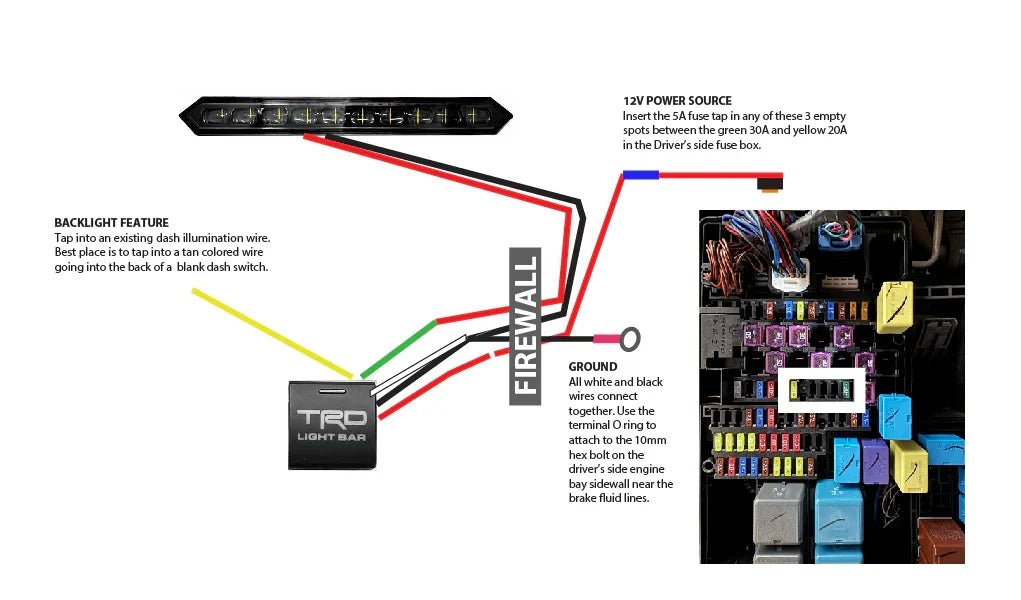 TRD "Grille Light" Dash Switch