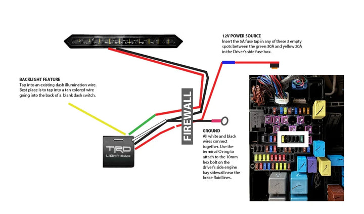 TRD "Grille Light" Dash Switch
