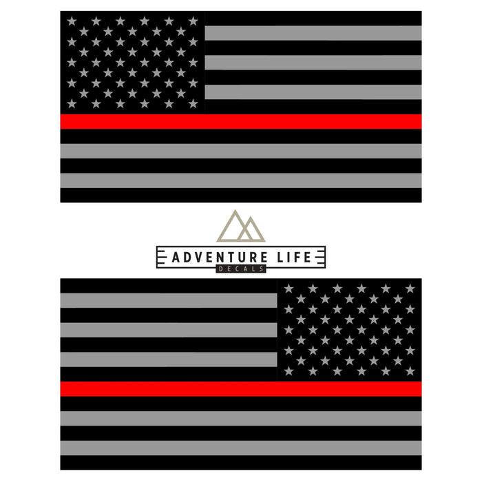 American Flag Sticker 6" x 3" | Set of 2